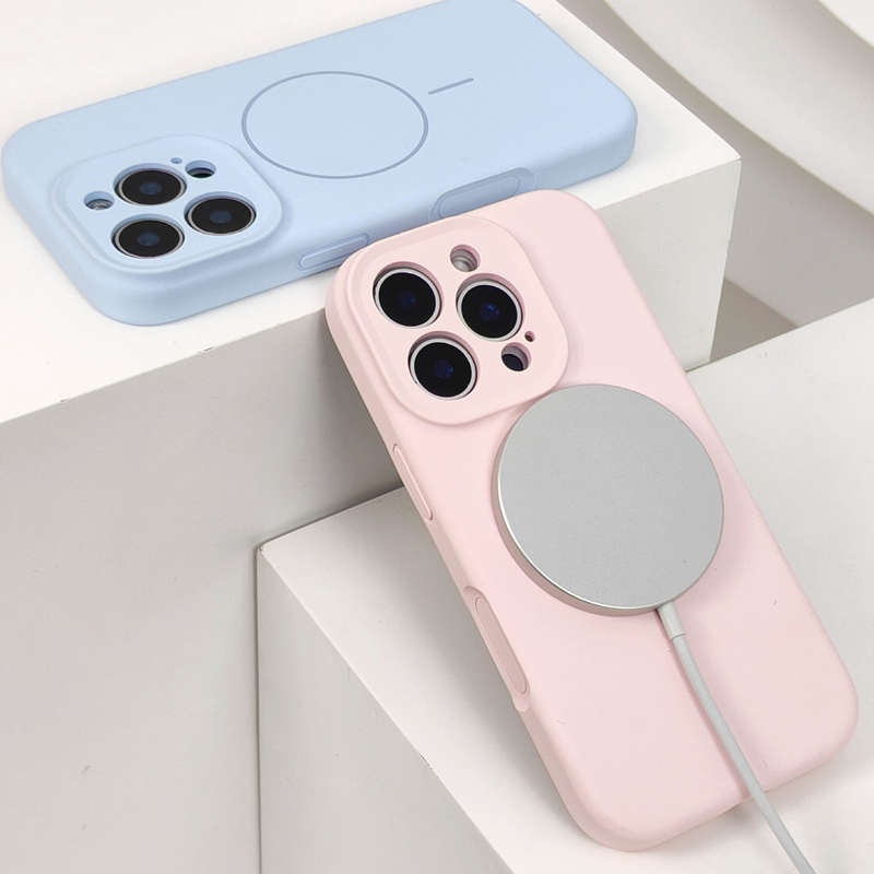 SilkenShield Silicone Case – Magnetic Ready & Stain-Resistant Finish