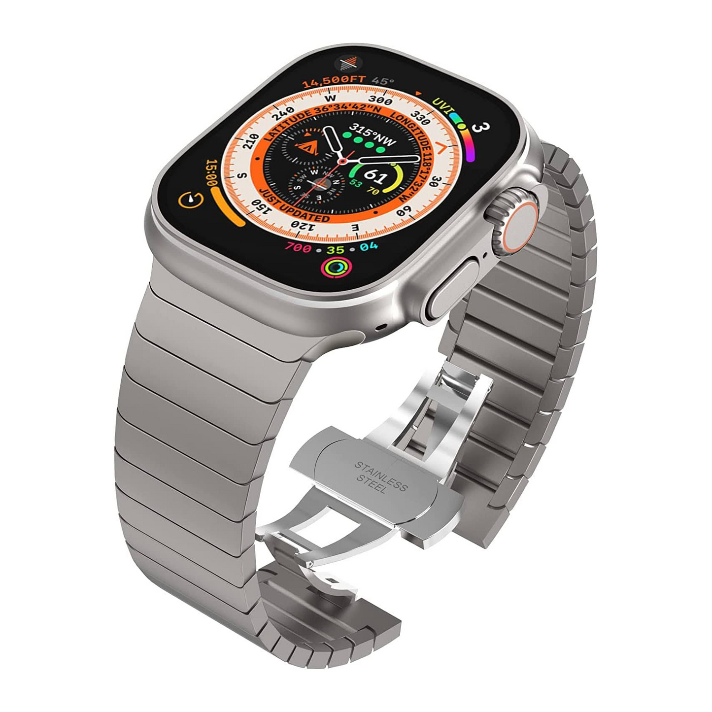 Adjustable Metal Apple Watch Band: Personalized Fit & Style
