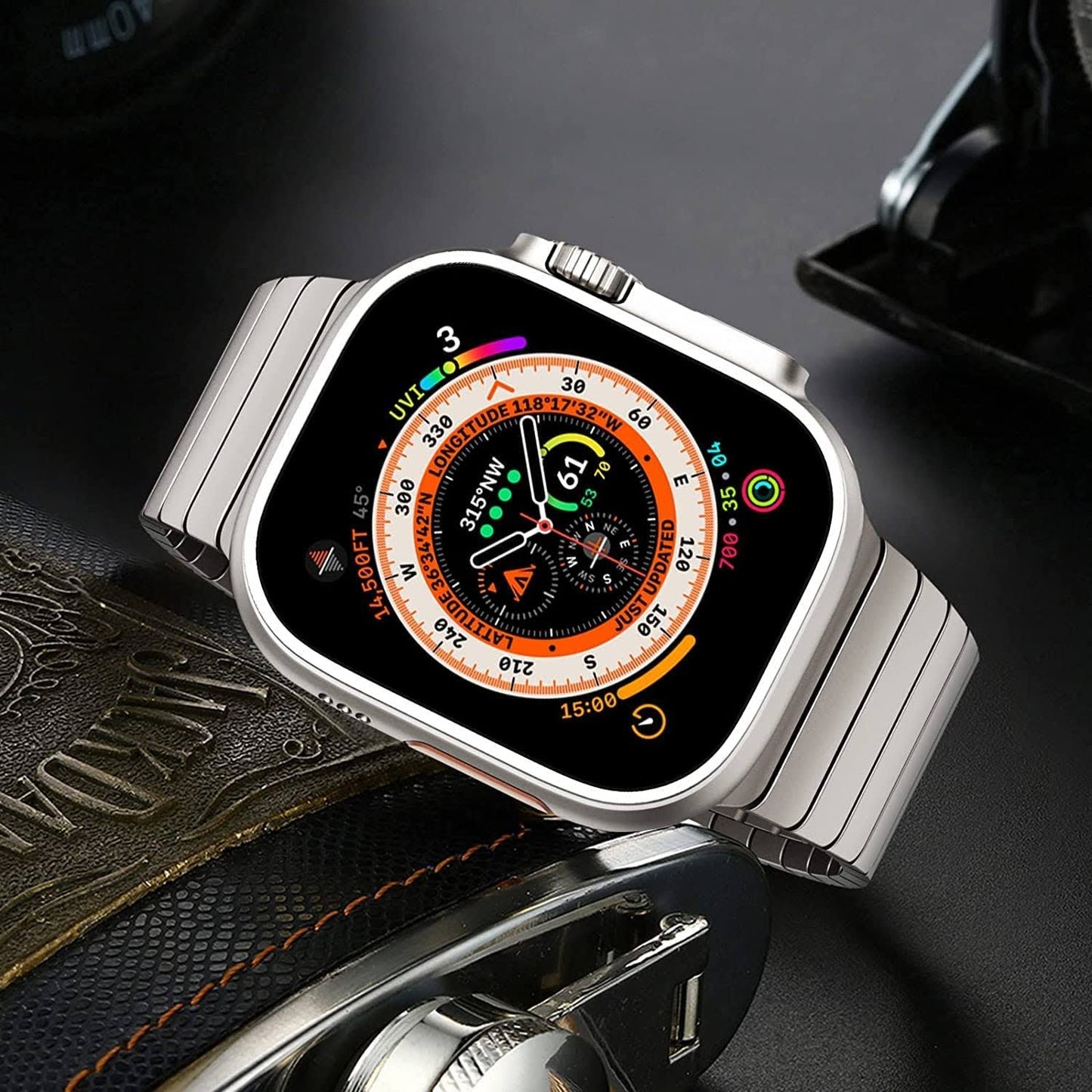 Adjustable Metal Apple Watch Band: Personalized Fit & Style