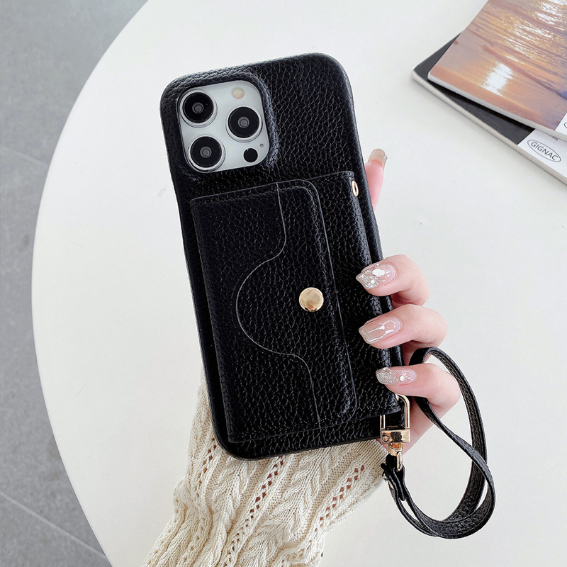 VogueSkin Wallet Case – Premium Leather, Card Holder & Hidden Makeup Mirror