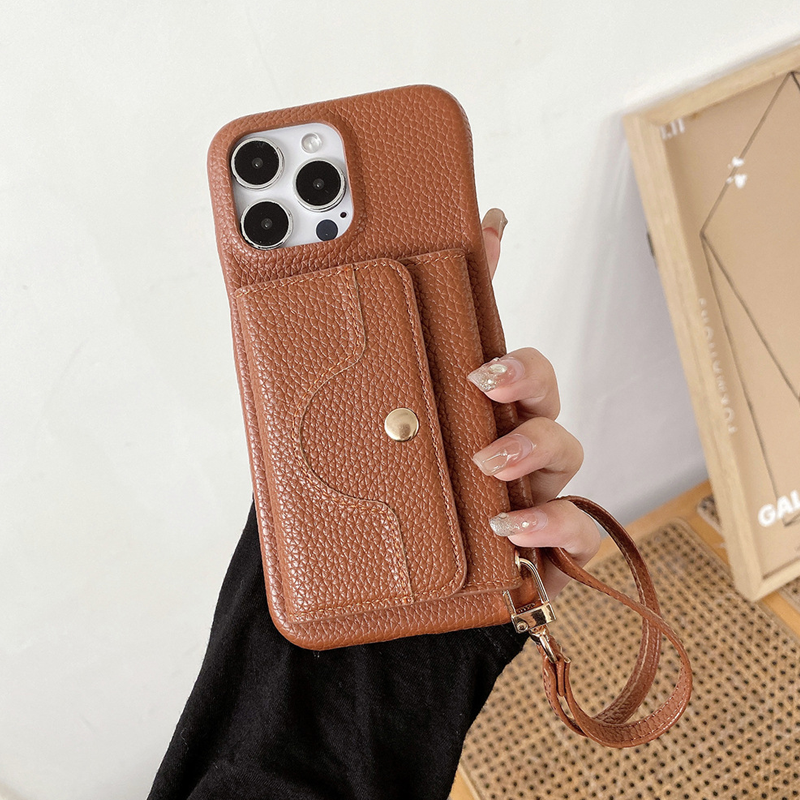 VogueSkin Wallet Case – Premium Leather, Card Holder & Hidden Makeup Mirror