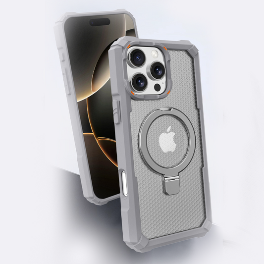 HyperTech VaultCase – Full Impact Protection, Mag Charging & Multi-Angle StandFree(Free lens protector included)