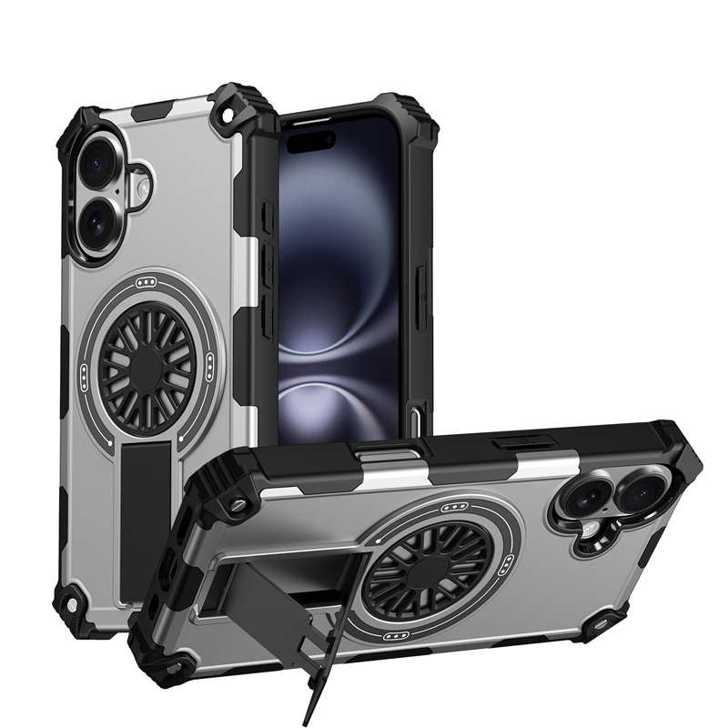 SpinRelief Armor Case – Dynamic Cooling Spinner & Adjustable Stand