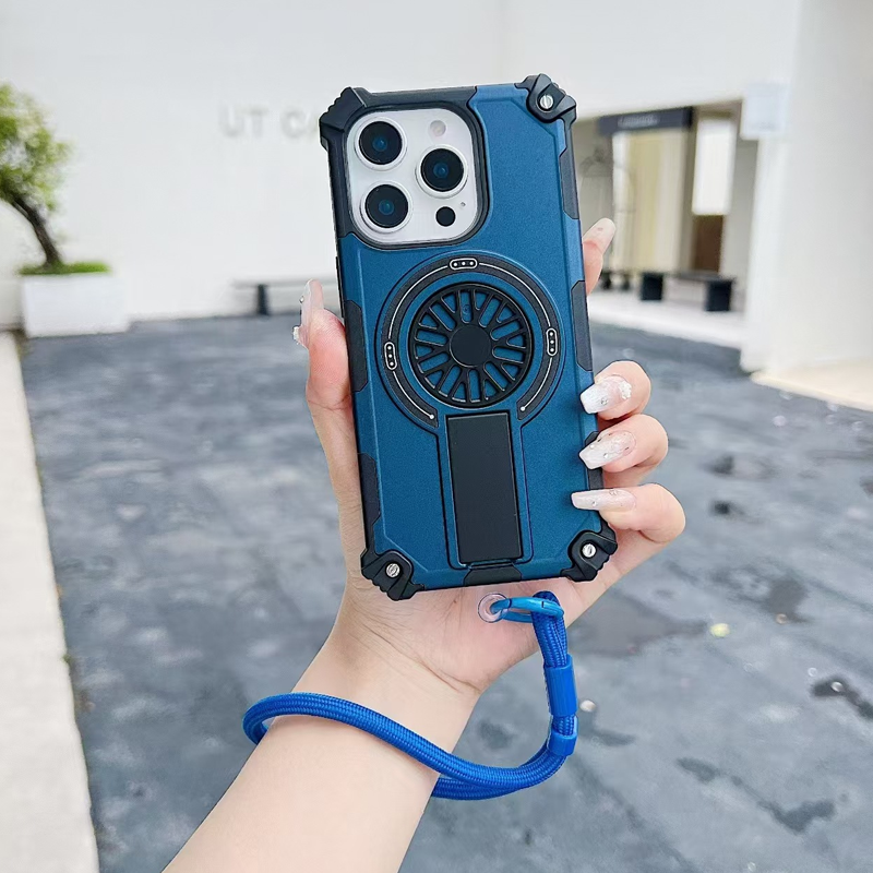 SpinRelief Armor Case – Dynamic Cooling Spinner & Adjustable Stand
