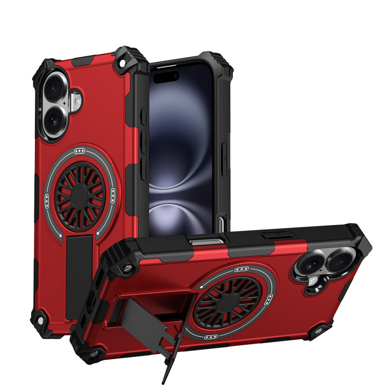 SpinRelief Armor Case – Dynamic Cooling Spinner & Adjustable Stand