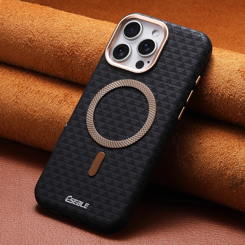 MagAllure Classic Case – Elegant Alloy Trim & Magnetic Ready