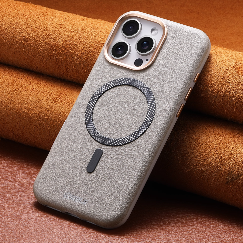 MagAllure Classic Case – Elegant Alloy Trim & Magnetic Ready