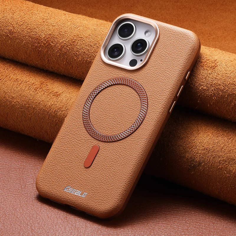 MagAllure Classic Case – Elegant Alloy Trim & Magnetic Ready