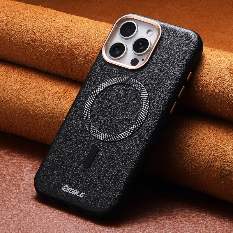 MagAllure Classic Case – Elegant Alloy Trim & Magnetic Ready