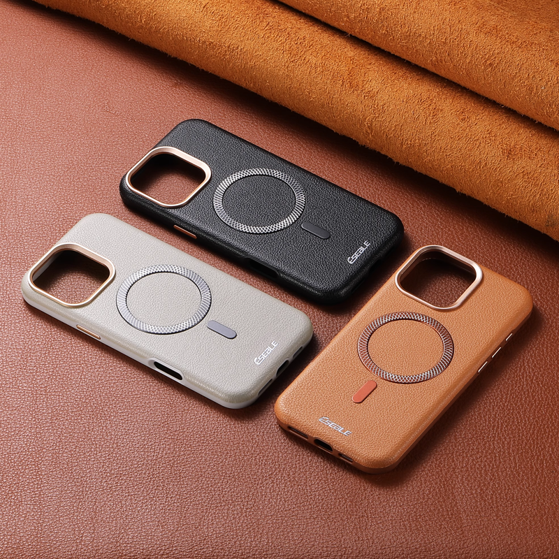 MagAllure Classic Case – Elegant Alloy Trim & Magnetic Ready