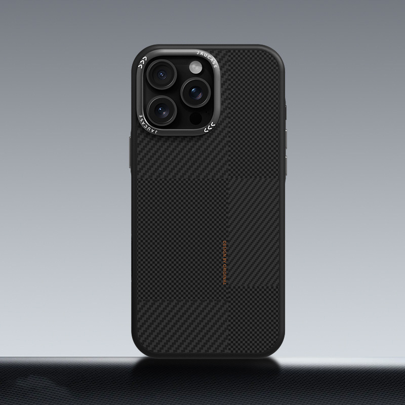 CoreEdge BlackGold Carbon Case – Magnetic Ready & Lens Protection