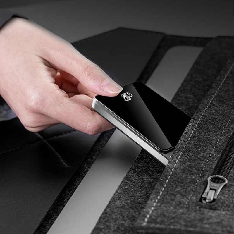 Slim Power Bank with Stand – Magnetic Charging & Power Display