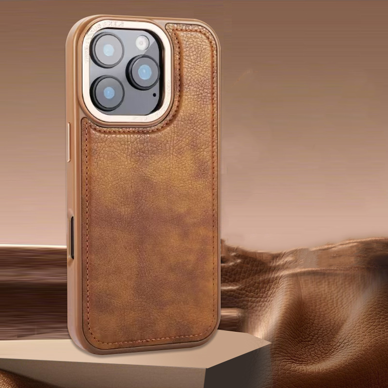 HeritageCraft Classic Leather Case – MagSafe Compatible with Timeless Elegance