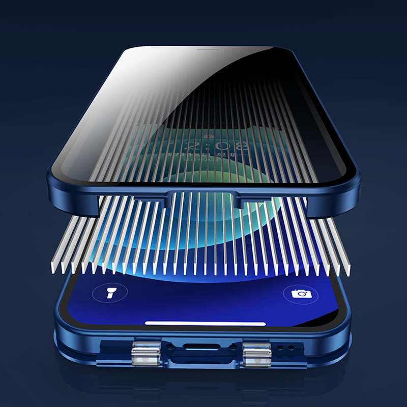SlimShield Privacy Case – Built-in Screen Guard & Metal Frame
