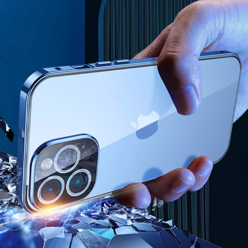 SlimShield Privacy Case – Built-in Screen Guard & Metal Frame