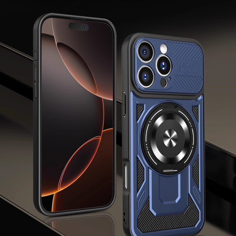 ArmorEdge Tactical MagStand Case – Military-Grade Protection & Magnetic Charging Ready