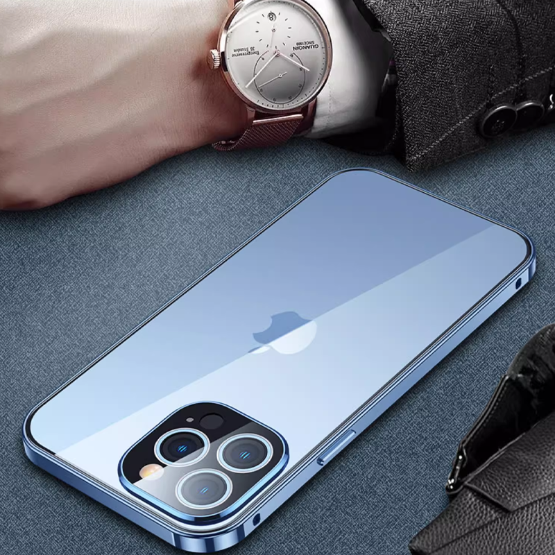 SlimShield Privacy Case – Built-in Screen Guard & Metal Frame