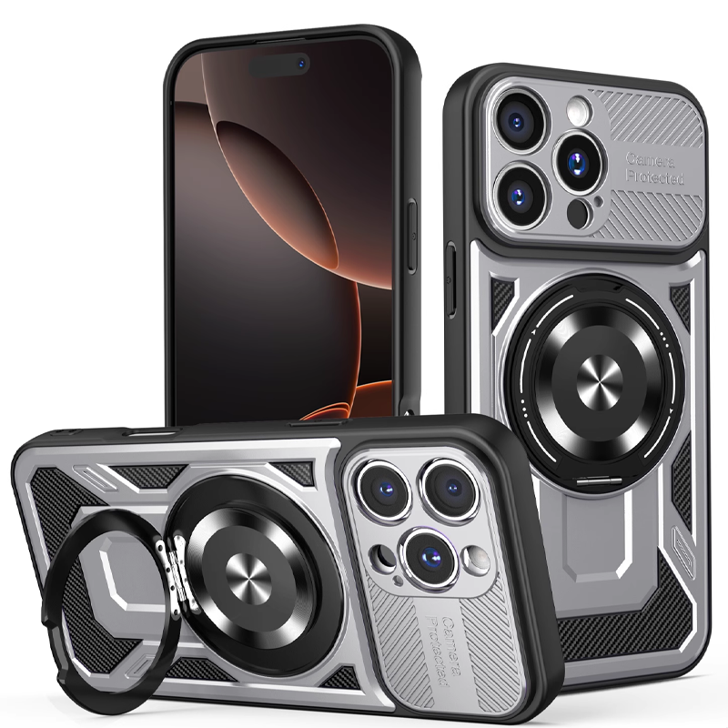 ArmorEdge Tactical MagStand Case – Military-Grade Protection & Magnetic Charging Ready