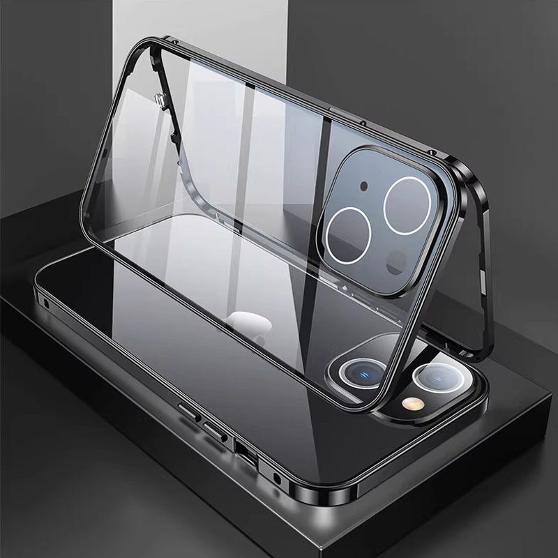 SlimShield Privacy Case – Built-in Screen Guard & Metal Frame
