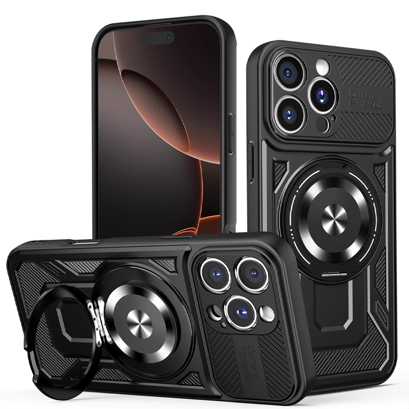 ArmorEdge Tactical MagStand Case – Military-Grade Protection & Magnetic Charging Ready