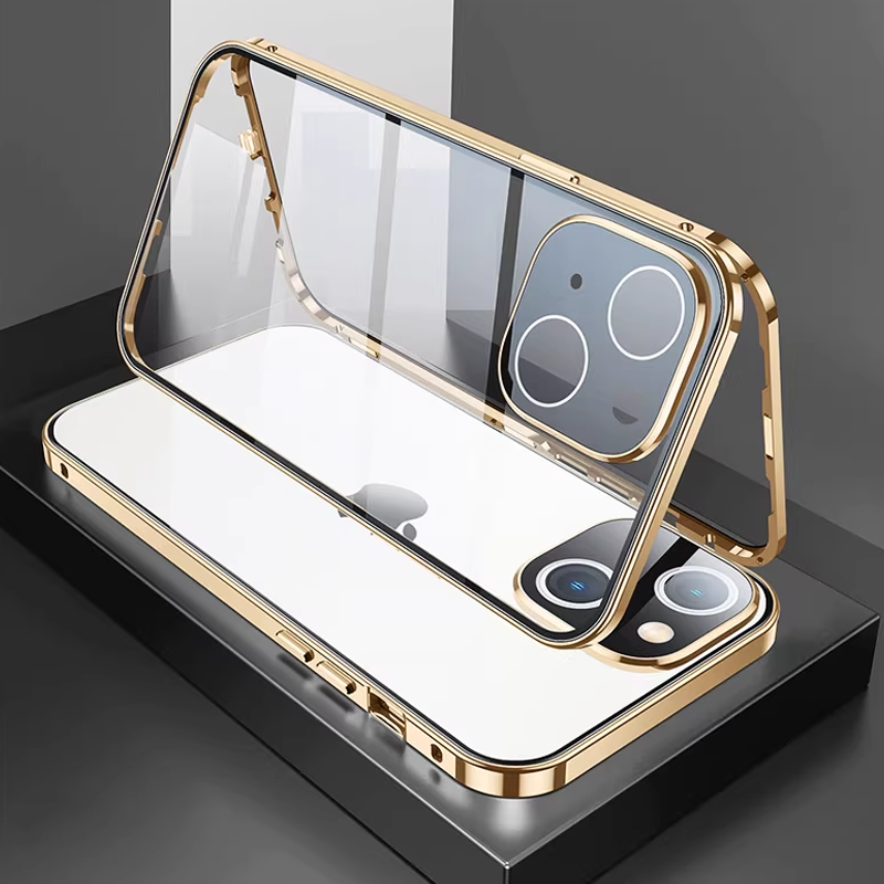 SlimShield Privacy Case – Built-in Screen Guard & Metal Frame