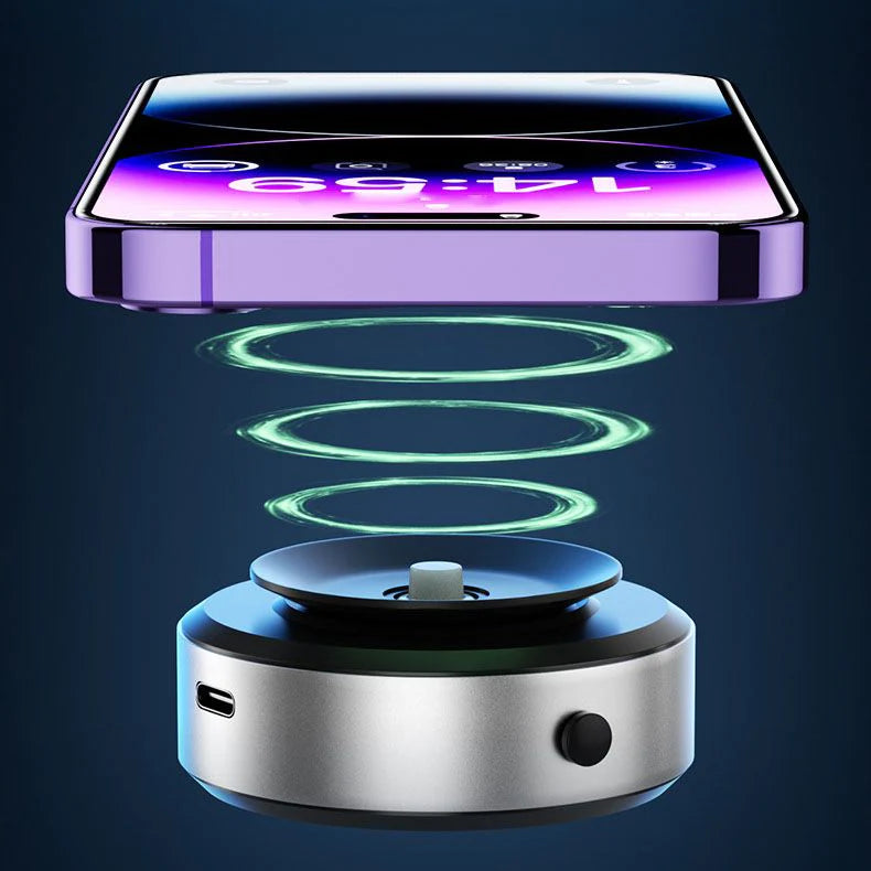Versatile Phone Holder for Multiple Scenes:Magnetic Phone Stand with Vacuum Adsorption