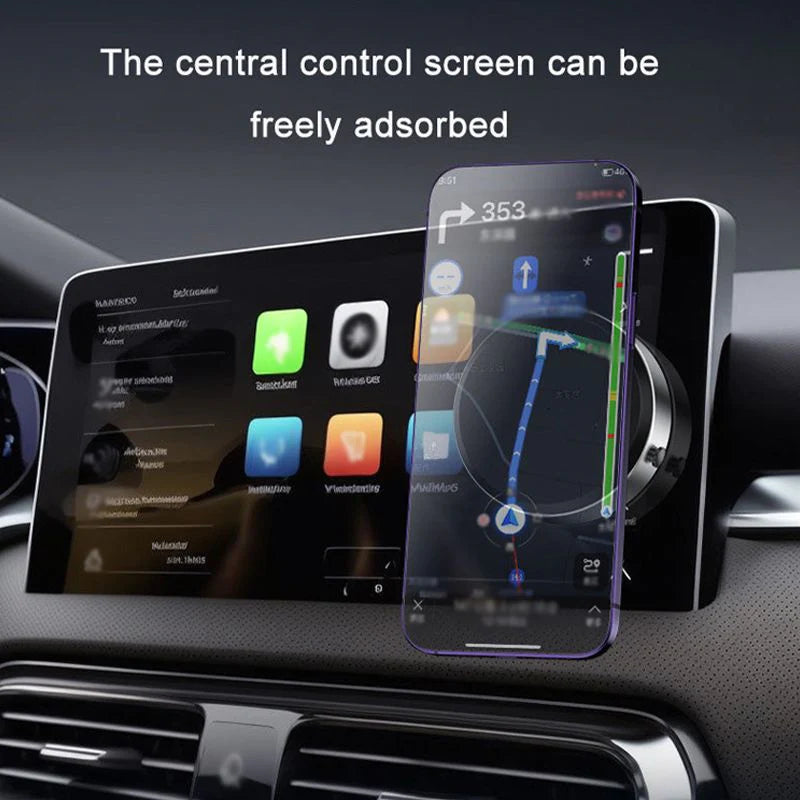 Versatile Phone Holder for Multiple Scenes:Magnetic Phone Stand with Vacuum Adsorption