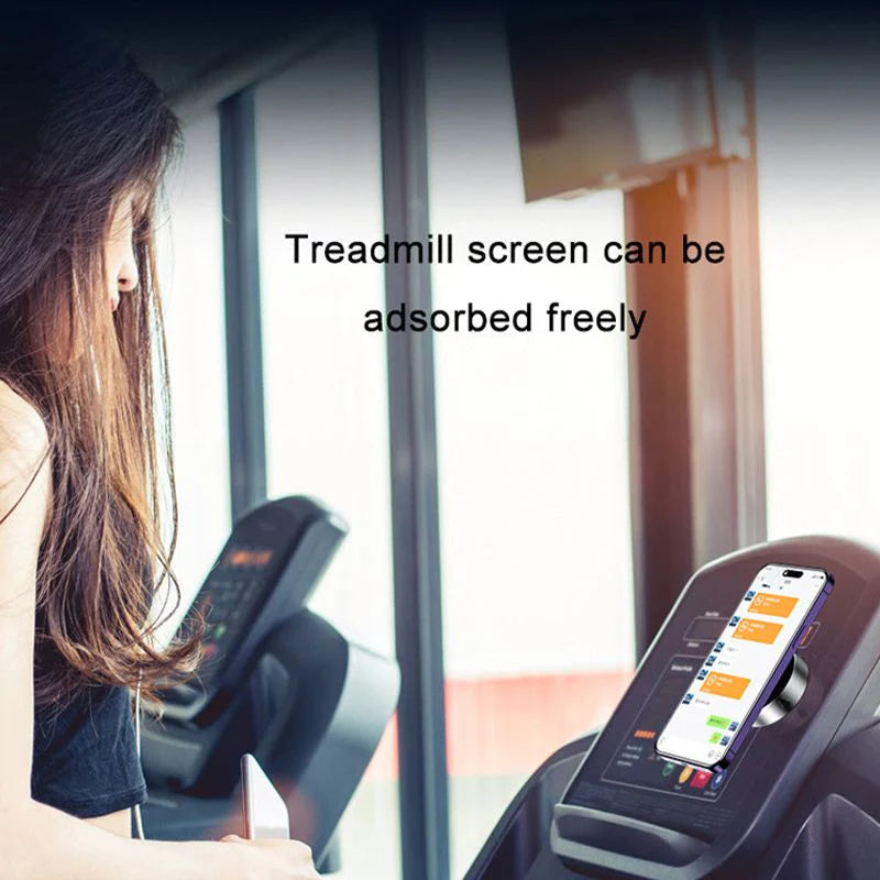Versatile Phone Holder for Multiple Scenes:Magnetic Phone Stand with Vacuum Adsorption