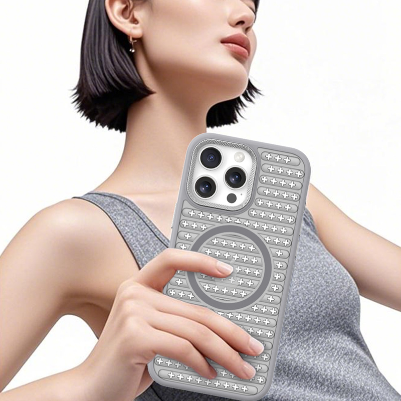 ClearMesh AirFlow Case – Sleek Ventilation, Magnetic Ready & Crystal Clarity