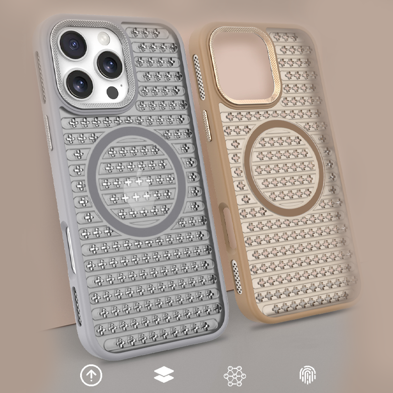 ClearMesh AirFlow Case – Sleek Ventilation, Magnetic Ready & Crystal Clarity