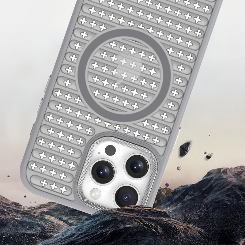 ClearMesh AirFlow Case – Sleek Ventilation, Magnetic Ready & Crystal Clarity