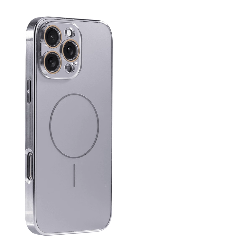 PureFrame Brushed Metal Frame Case – Magnetic Compatible & Lens Protection