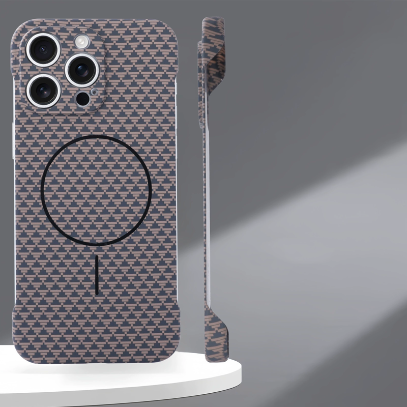 Fiberon Carbon Fiber Phone Case – Thin Frameless & MagSafe Ready