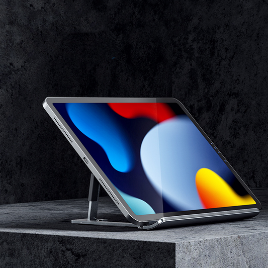 FlexMount iPad Stand – Multi-Angle Adjustment & Portable Alloy Design