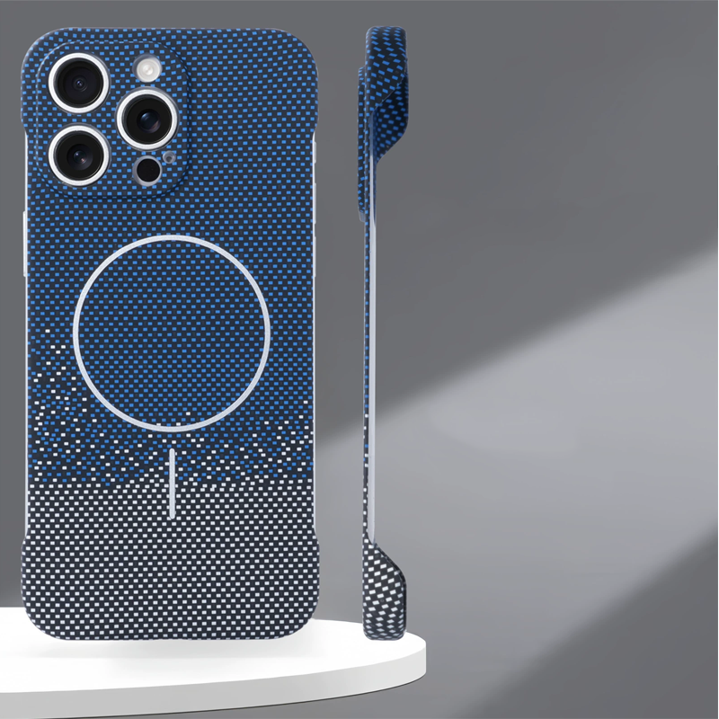 Fiberon Carbon Fiber Phone Case – Thin Frameless & MagSafe Ready