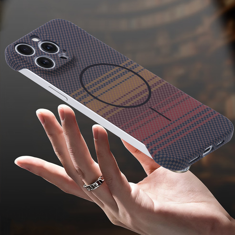 Fiberon Carbon Fiber Phone Case – Thin Frameless & MagSafe Ready