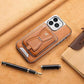 MagWallet™ Leather iPhone Case – Magnetic Card Holder & Stand