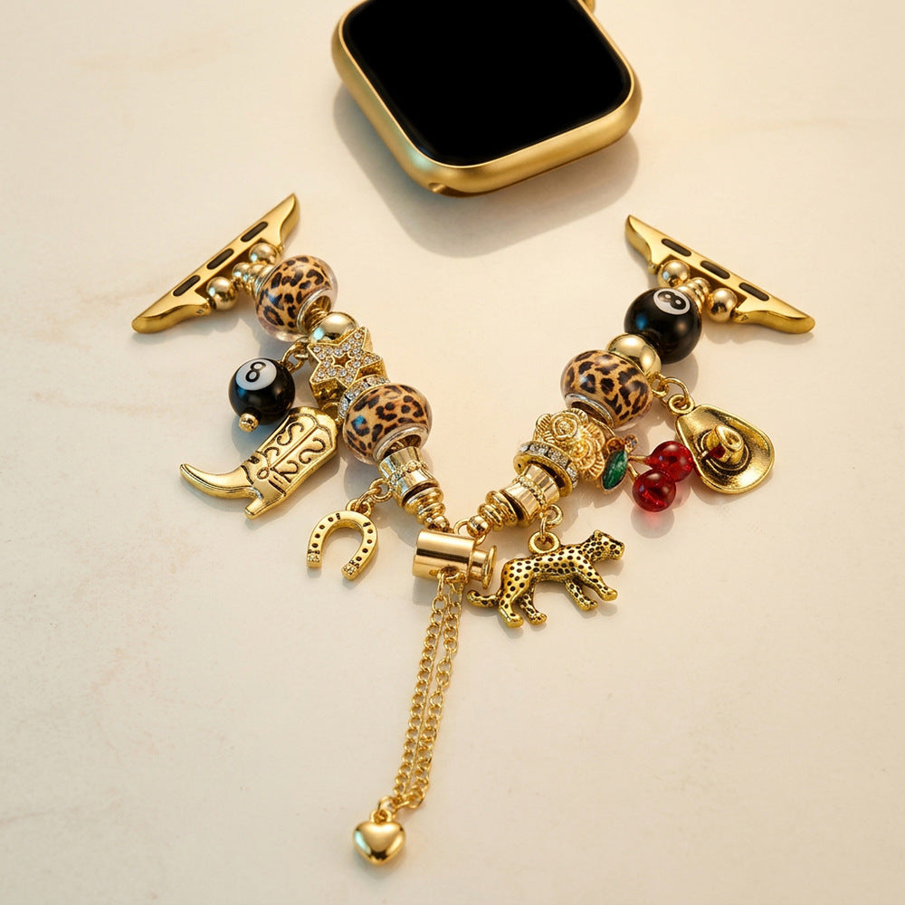 Charmora™ DIY Charm Bracelet Band – Compatible with Apple Watch Series 1–11