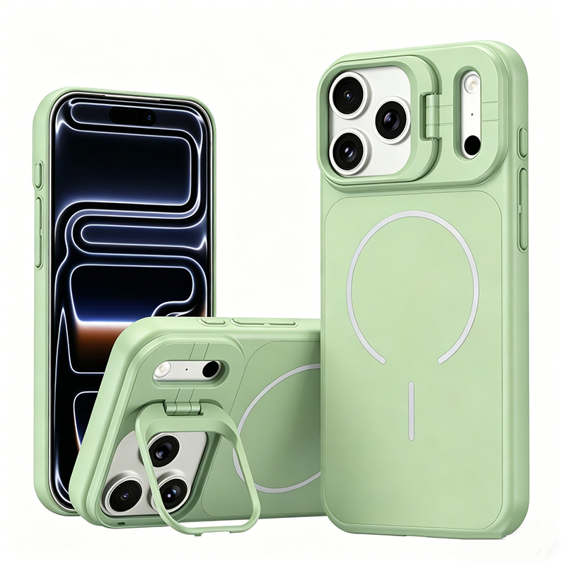 FrostGlide · AG Matte MagSafe Lens-Stand Armor