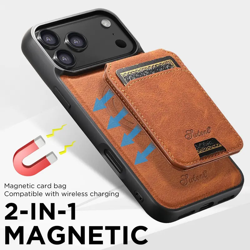 MagWallet™ Magnetic Wallet Case for iPhone – MagSafe-Compatible Cover