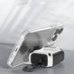 Auto Locking Earphone Case with Phone Stand Support and Quick Release Lid