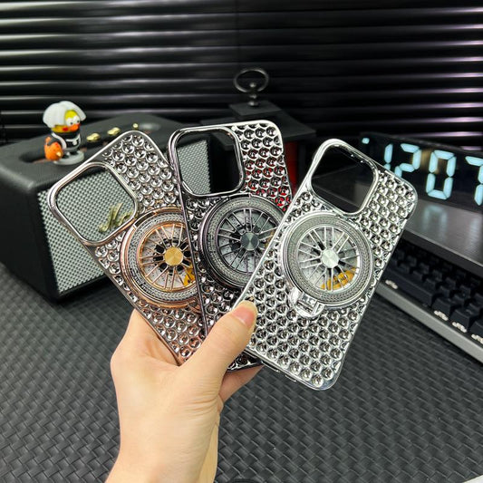 Magnetic Gyro Spin Stand iPhone Case - Sleek and Functional