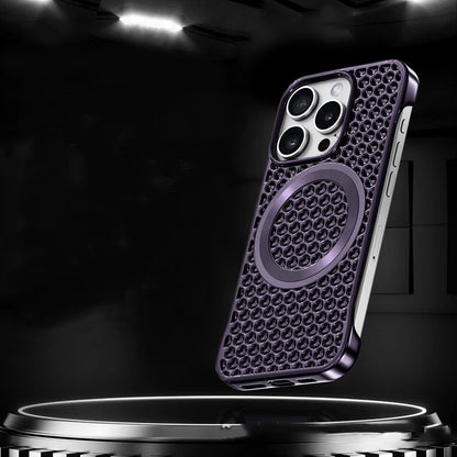Honeycomb Heat Dissipation Magnetic iPhone Case - Ultra-Thin & Breathable