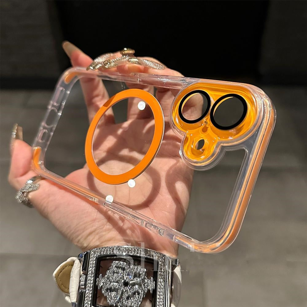 Crystal Clear Magnetic Case with Full Camera Coverage