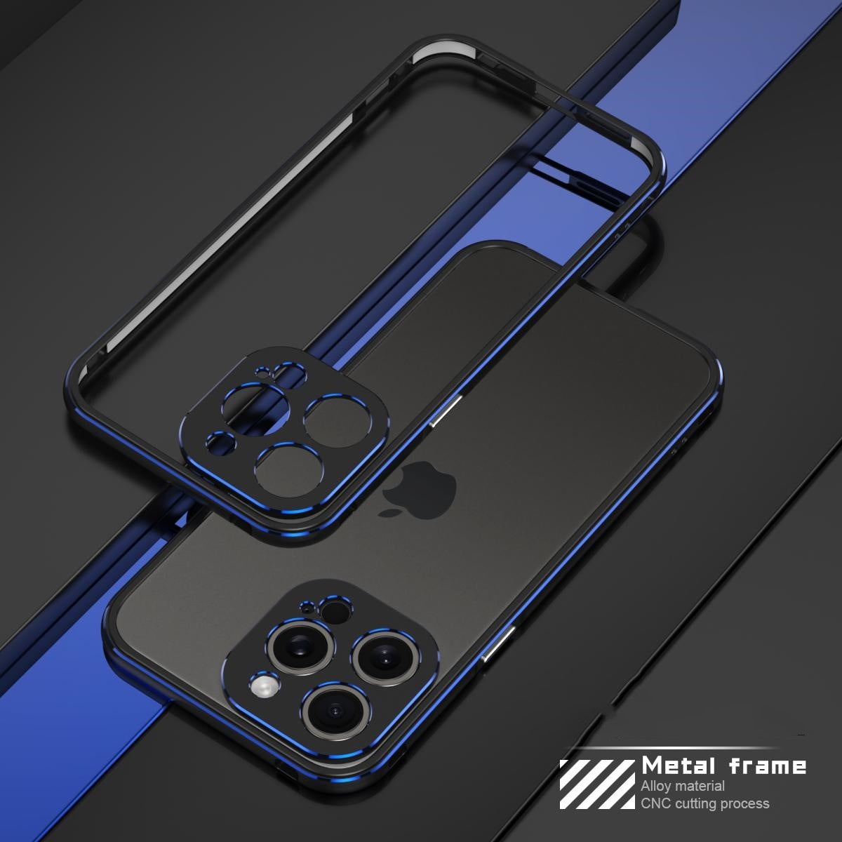 Aviation Aluminum Metal Frame Phone Case with Lens Protection