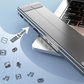 8-in-1 Retractable Laptop Stand Hub – 4K HDMI, USB Ports