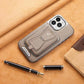 MagWallet™ Leather iPhone Case – Magnetic Card Holder & Stand