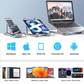8-in-1 Retractable Laptop Stand Hub – 4K HDMI, USB Ports