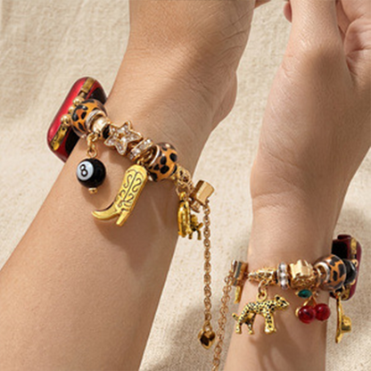 Charmora™ DIY Charm Bracelet Band – Compatible with Apple Watch Series 1–11