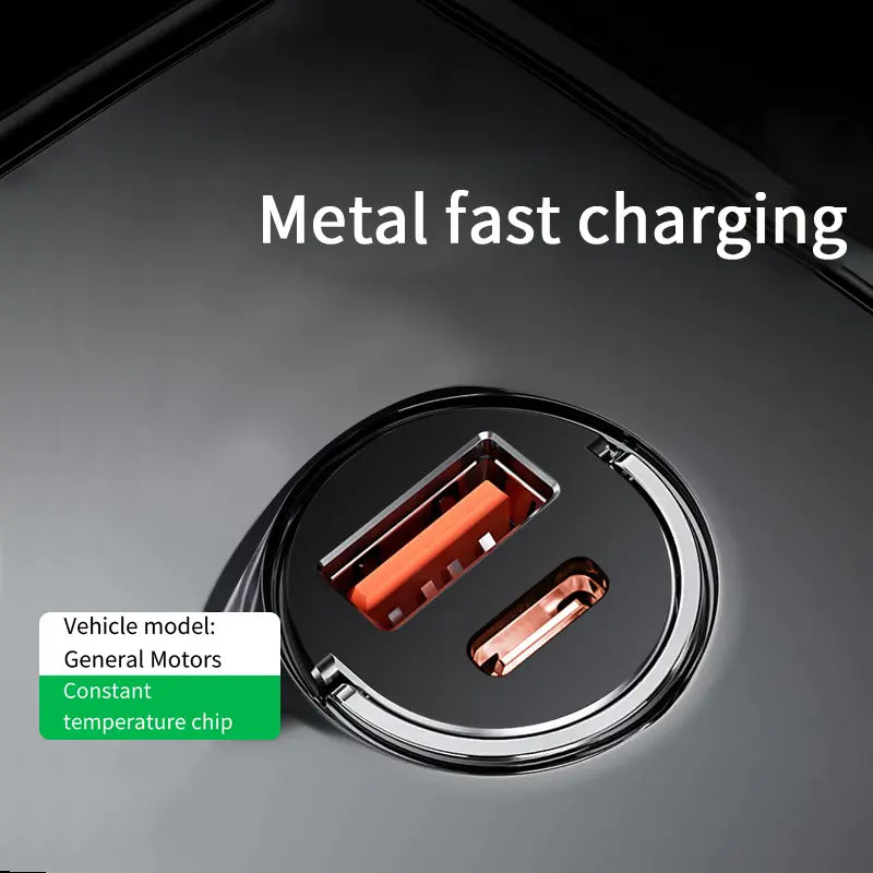 VoltDock™ Universal Multi-Device Car Charger with LED Voltage Monitor